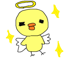 PIPIKO of a chick sticker #9810025
