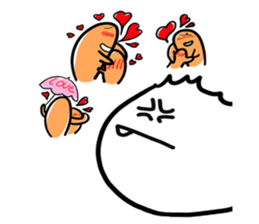 Mr. Bun funny facial expression stickers sticker #9810123