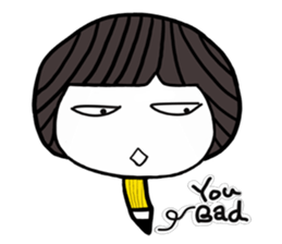 Mr. Bun funny facial expression stickers sticker #9810134