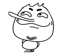 Mr. Bun funny facial expression stickers sticker #9810141