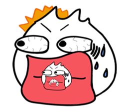 Mr. Bun funny facial expression stickers sticker #9810147