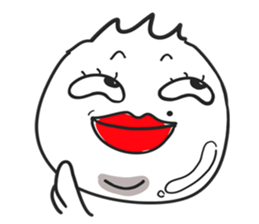 Mr. Bun funny facial expression stickers sticker #9810151