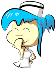 Alfie the nurse sticker #9810395