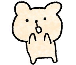 Cute soft bear sticker #9811036