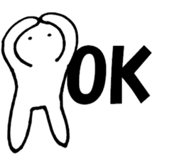 Large Font lnvisible Man Mr.2 use set sticker #9811480