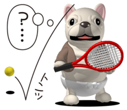 Cheerful french bulldog 2 sticker #9811630