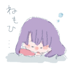 Rustic girl sticker #9811922