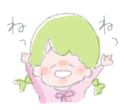 Rustic girl sticker #9811926