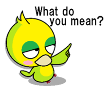 or parakeet english sticker #9812139