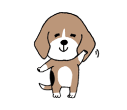 Beagle dog bob sticker #9812280