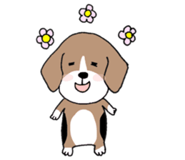 Beagle dog bob sticker #9812283