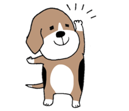Beagle dog bob sticker #9812284