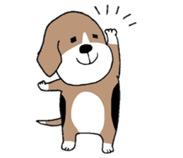 Beagle dog bob sticker #9812284
