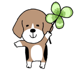 Beagle dog bob sticker #9812288