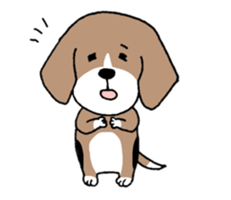 Beagle dog bob sticker #9812290