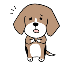 Beagle dog bob sticker #9812290