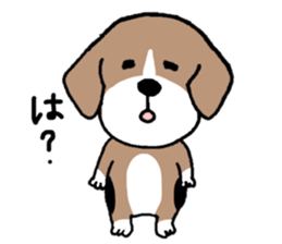 Beagle dog bob sticker #9812292