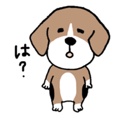 Beagle dog bob sticker #9812292