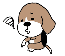 Beagle dog bob sticker #9812297