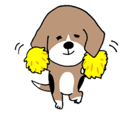 Beagle dog bob sticker #9812302