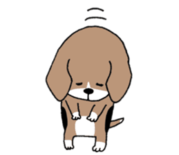 Beagle dog bob sticker #9812303