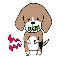 Beagle dog bob sticker #9812306
