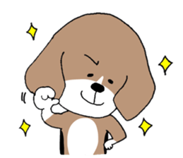 Beagle dog bob sticker #9812309