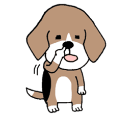 Beagle dog bob sticker #9812310