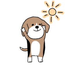 Beagle dog bob sticker #9812317