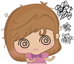 Bobo little girl sticker #9812603