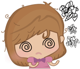 Bobo little girl sticker #9812603