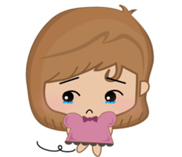 Bobo little girl sticker #9812605