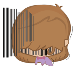 Bobo little girl sticker #9812606