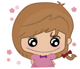 Bobo little girl sticker #9812612