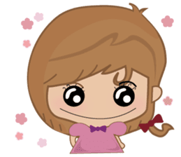 Bobo little girl sticker #9812612