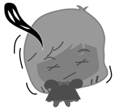 Bobo little girl sticker #9812617