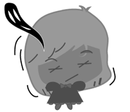 Bobo little girl sticker #9812617