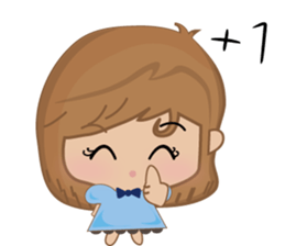 Bobo little girl sticker #9812619