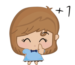 Bobo little girl sticker #9812619