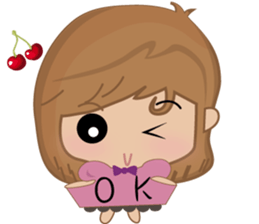 Bobo little girl sticker #9812621