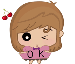 Bobo little girl sticker #9812621