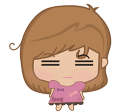 Bobo little girl sticker #9812627