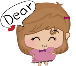 Bobo little girl sticker #9812629