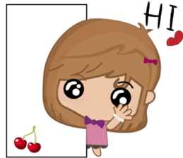 Bobo little girl sticker #9812633