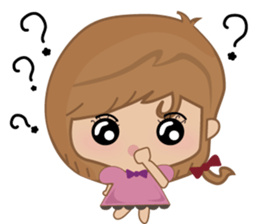 Bobo little girl sticker #9812637