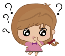 Bobo little girl sticker #9812637