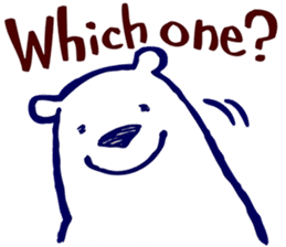 Lazy, Kindly Polar bear 3 sticker #9813442