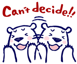 Lazy, Kindly Polar bear 3 sticker #9813445