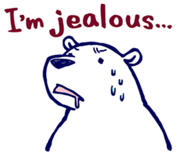 Lazy, Kindly Polar bear 3 sticker #9813457