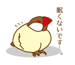 Daily Java sparrow! sticker #9813497